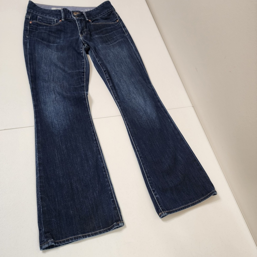 Women's Gap Perfect Boot Size 6 Pettite Dark Jean Older Style
